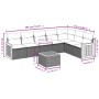 Set de sofás de jardín 8 pzas y cojines ratán sintético gris de , Conjuntos de jardín - Ref: Foro24-3260121, Precio: 486,90 €...
