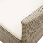 Sillas de jardín 2 unidades con cojines ratán sintético beige de vidaXL, Sillas de jardín - Ref: Foro24-46063, Precio: 224,48...