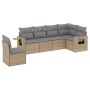 Juego de sofás jardín con cojines 6 pzas ratán sintético beige de , Conjuntos de jardín - Ref: Foro24-3252566, Precio: 433,29...