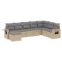 Juego de sofás de jardín con cojines beige 8 pzas ratán PE de , Conjuntos de jardín - Ref: Foro24-3252896, Precio: 533,11 €, ...