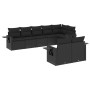Set de sofás de jardín 8 piezas y cojines ratán sintético negro de , Conjuntos de jardín - Ref: Foro24-3252752, Precio: 591,9...