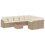 Juego de sofás jardín con cojines beige 10 pzas ratán sintético de , Conjuntos de jardín - Ref: Foro24-3258712, Precio: 691,3...