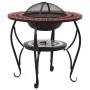 vidaXl Terracotta and White Ceramic Mosaic Table Brazier 68 cm by vidaXL, Chimneys - Ref: Foro24-46726, Price: 91,98 €, Disco...