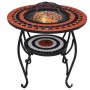 vidaXl Brasero mesa de mosaico cerámica terracota y blanco 68 cm de vidaXL, Chimeneas - Ref: Foro24-46726, Precio: 100,59 €, ...