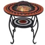 vidaXl Terracotta and White Ceramic Mosaic Table Brazier 68 cm by vidaXL, Chimneys - Ref: Foro24-46726, Price: 91,98 €, Disco...
