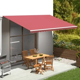 Replacement fabric for burgundy red awning 5x3 m by , Awnings - Ref: Foro24-311971, Price: 68,75 €, Discount: %