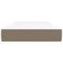 Colchón de muelles ensacados tela gris taupe 120x190x20 cm de , Colchones - Ref: Foro24-4007145, Precio: 199,41 €, Descuento: %