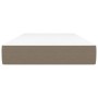 Colchón de muelles ensacados tela gris taupe 120x190x20 cm de , Colchones - Ref: Foro24-4007145, Precio: 195,04 €, Descuento: %