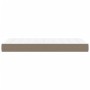 Colchón de muelles ensacados tela gris taupe 120x190x20 cm de , Colchones - Ref: Foro24-4007145, Precio: 195,04 €, Descuento: %