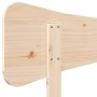 Cabecero de madera maciza de pino 135 cm de , Cabeceros y pies de cama - Ref: Foro24-844781, Precio: 33,88 €, Descuento: %