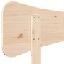 Solid pine wood headboard 135 cm by , Headboards and footboards - Ref: Foro24-844781, Price: 33,52 €, Discount: %