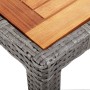 Set de comedor de jardín 9 pzas y cojines ratán sintético gris de vidaXL, Conjuntos de jardín - Ref: Foro24-46041, Precio: 92...