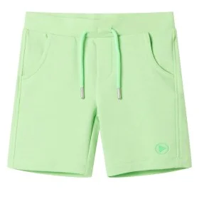 Pantalón corto infantil verde flúor 140 de , Pantalones de niños - Ref: Foro24-12508, Precio: 13,02 €, Descuento: %