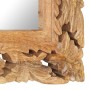 Espejo tallado a mano marrón 80x50 cm madera maciza de mango en Espejos | Comprar online en Foru.es