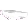 Pocket spring mattress blue fabric 120x190x20 cm by , Mattresses - Ref: Foro24-4007147, Price: 190,14 €, Discount: %