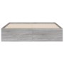 Cama con cajones madera ingeniería gris Sonoma 150x200 cm de , Camas y somieres - Ref: Foro24-3207271, Precio: 159,44 €, Desc...