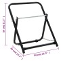 Carrito de rollo de manguera acero negro 48 cm 45 kg de , Soporte de manguera de jardín - Ref: Foro24-156041, Precio: 36,42 €...