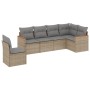 Juego de sofás jardín con cojines 6 pzas ratán sintético beige de , Conjuntos de jardín - Ref: Foro24-3258419, Precio: 406,11...