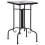 Mesa auxiliar de mosaico cerámica negro y blanco de vidaXL, Soportes para macetas - Ref: Foro24-46711, Precio: 46,55 €, Descu...