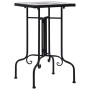 Mesa auxiliar de mosaico cerámica negro y blanco de vidaXL, Soportes para macetas - Ref: Foro24-46711, Precio: 46,55 €, Descu...