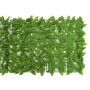 Pantalla de balcón de hojas verde 200x75 cm en Sombrillas | Comprar online en Foru.es