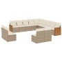 Set sofás de jardín con cojines 13 pzas ratán sintético beige de , Conjuntos de jardín - Ref: Foro24-3260567, Precio: 853,50 ...