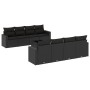 Set de sofás de jardín 8 piezas y cojines ratán sintético negro de , Conjuntos de jardín - Ref: Foro24-3218735, Precio: 575,5...