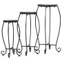 Mesitas de mosaico 3 uds cerámica negro y blanco de vidaXL, Soportes para macetas - Ref: Foro24-46703, Precio: 87,08 €, Descu...