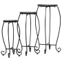 Mesitas de mosaico 3 uds cerámica negro y blanco de vidaXL, Soportes para macetas - Ref: Foro24-46703, Precio: 89,04 €, Descu...