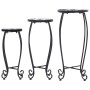 Mesitas de mosaico 3 uds cerámica negro y blanco de vidaXL, Soportes para macetas - Ref: Foro24-46703, Precio: 89,04 €, Descu...