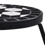Mesitas de mosaico 3 uds cerámica negro y blanco de vidaXL, Soportes para macetas - Ref: Foro24-46703, Precio: 89,04 €, Descu...