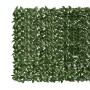 Valla de privacidad de balcón de hojas verde oscuro 300x150 cm en Sombrillas | Comprar online en Foru.es