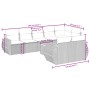 Set de muebles de jardín 9 pzas y cojines ratán sintético gris de , Conjuntos de jardín - Ref: Foro24-3225094, Precio: 601,15...