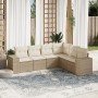 Juego de sofás jardín con cojines 6 pzas ratán sintético beige de , Conjuntos de jardín - Ref: Foro24-3222607, Precio: 418,28...