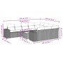 Set de sofás de jardín 11 pzas y cojines ratán sintético negro de , Conjuntos de jardín - Ref: Foro24-3223094, Precio: 728,02...