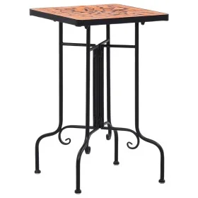 Mesa auxiliar de mosaico cerámica terracota de vidaXL, Soportes para macetas - Ref: Foro24-46709, Precio: 45,29 €, Descuento: %