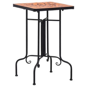 Mesa auxiliar de mosaico cerámica terracota de vidaXL, Soportes para macetas - Ref: Foro24-46709, Precio: 45,73 €, Descuento: %