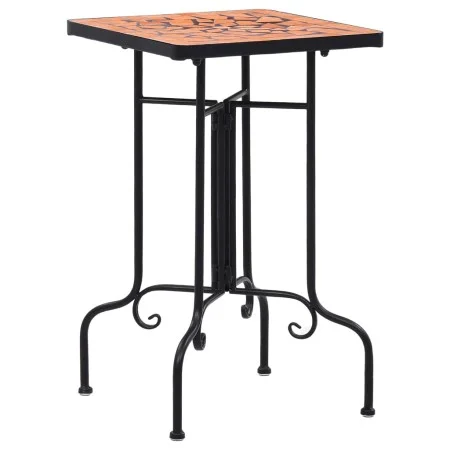 Mesa auxiliar de mosaico cerámica terracota de vidaXL, Soportes para macetas - Ref: Foro24-46709, Precio: 45,29 €, Descuento: %