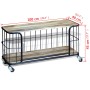 Mueble de TV de madera maciza de mango 100x40x45 cm en Muebles TV | Comprar online en Foru.es