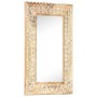 Espejo tallado a mano madera maciza de mango 80x50x2,6 cm en Espejos | Comprar online en Foru.es