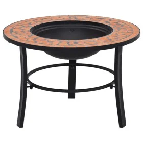 vidaXL Ceramic Terracotta Mosaic Fire Pit 68 cm by vidaXL, Chimneys - Ref: Foro24-46719, Price: 68,70 €, Discount: %