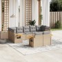 Set de sofás de jardín 9 pzas con cojines ratán sintético beige de , Conjuntos de jardín - Ref: Foro24-3259532, Precio: 618,3...