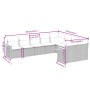 Set de muebles de jardín 9 pzas y cojines ratán sintético gris de , Conjuntos de jardín - Ref: Foro24-3259547, Precio: 584,02...