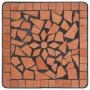Mesa auxiliar de mosaico cerámica terracota de vidaXL, Soportes para macetas - Ref: Foro24-46709, Precio: 45,29 €, Descuento: %