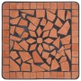 Mesa auxiliar de mosaico cerámica terracota de vidaXL, Soportes para macetas - Ref: Foro24-46709, Precio: 45,73 €, Descuento: %