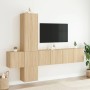 Muebles de TV de pared 5 pzas madera de ingeniería roble Sonoma en Muebles TV | Comprar online en Foru.es