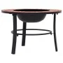 vidaXL Ceramic Terracotta Mosaic Fire Pit 68 cm by vidaXL, Chimneys - Ref: Foro24-46719, Price: 68,70 €, Discount: %
