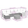 Set de sofás de jardín 8 pzas y cojines ratán sintético gris de , Conjuntos de jardín - Ref: Foro24-3260282, Precio: 489,35 €...
