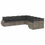 Set de sofás de jardín 10 pzas con cojines ratán sintético gris de , Conjuntos de jardín - Ref: Foro24-3254247, Precio: 608,8...