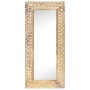 Espejo tallado a mano madera maciza de mango 110x50x2,6 cm en Espejos | Comprar online en Foru.es